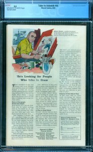 Tales to Astonish 44 CGC 5.5  1st Wasp ow/w pages!