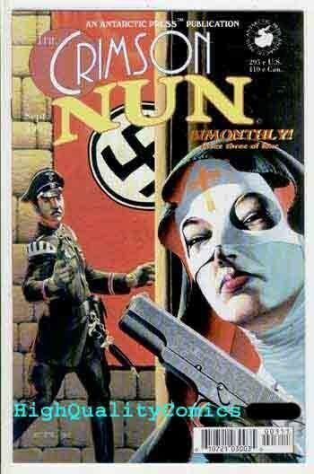 CRIMSON NUN #3, NM+, Antarctic, Ben Dunn, 1997, WWII, War, more in store