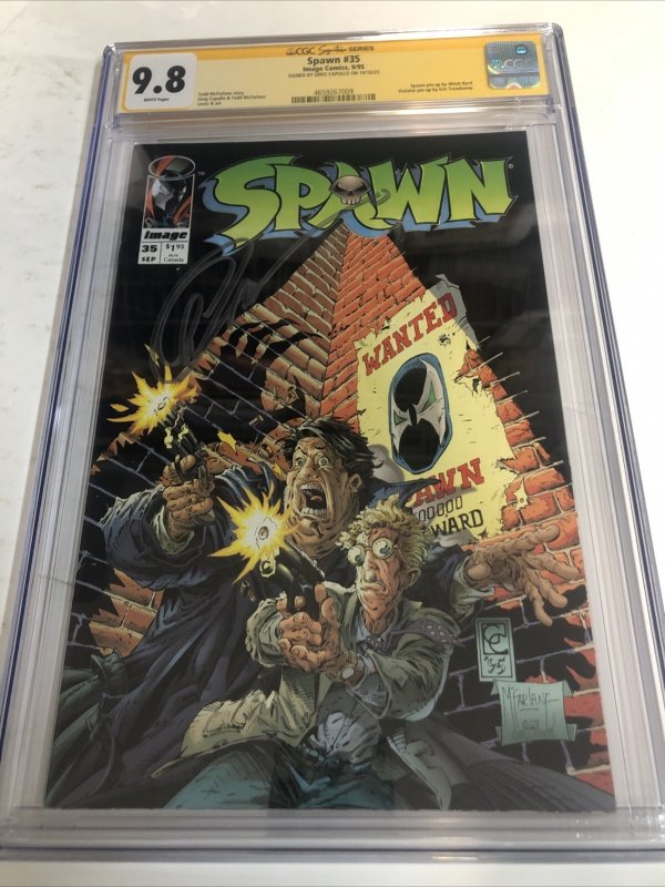 Spawn (1995) # 35 (CGC 9.8 SS) Signed Greg Capullo * Image Comics * Census = 3