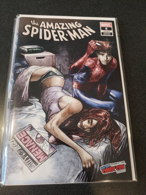 AMAZING SPIDER-MAN #6 NYCC HUMBERTO RAMOS COMICXPOSURE EXCLUSIVE