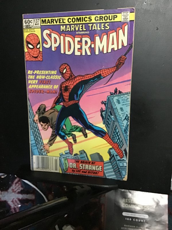 Marvel Tales #137 (1982) First appearance and origin Spider-Man! VG/FN Wow