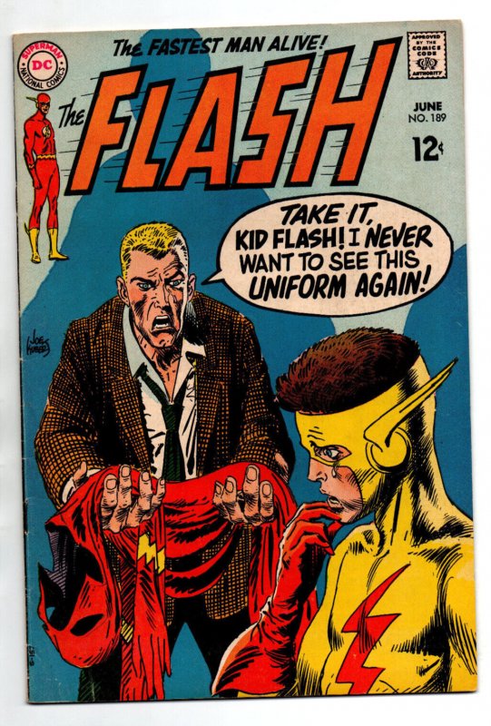 The Flash #189 - Kid Flash - 1969 - FN