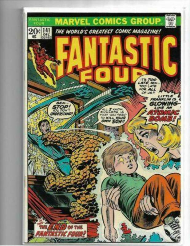 FANTASTIC FOUR #109, 140, 141 - FN/VF - ANNIHILUS APP & ORIGIN - BRONZE AGE KEYS