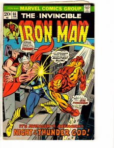 Invincible Iron Man # 66 VG Marvel Comic Book Sub-Mariner Avengers Hulk J248