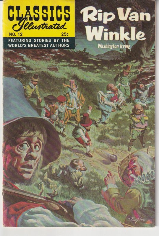 Classics illustrated # 12 Rip Van Winkle and The Headless