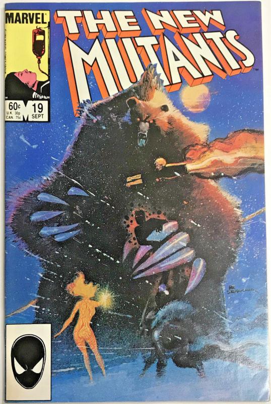 New Mutants#19 VF 1984 'Demon Bear' Part II Marvel Comics | Comic Books