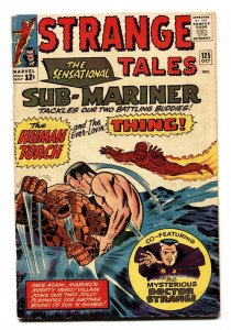 STRANGE TALES #125 comic book-THING-SUBBY-TORCH--MARVEL 12 CENT