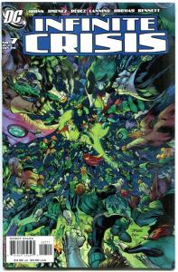 INFINITE CRISIS #1 2 3 4 5 6 7, NM, Jim Lee, George Perez, Johns,2005, 1-7 set A