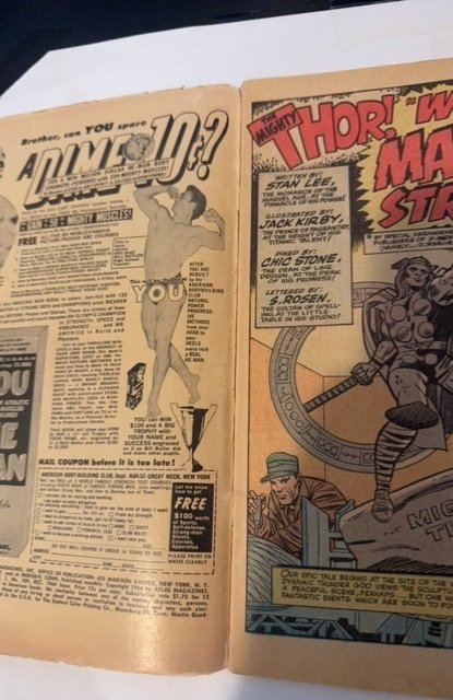 Journey Into Mystery #109 (1964)Thor vs Magneto see descrip