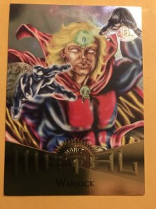 WARLOCK #21 card : Marvel Metal 1995 Fleer Chromium; NM/M, Adam, base