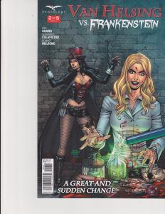 Van Helsing vs Frankenstein #2 Cover D Zenescope Comic GFT NM Salonga