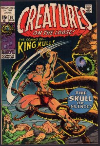 Creatures on the Loose #10 - 1st Full App of King Kull (8.0 / 8.5) 1971