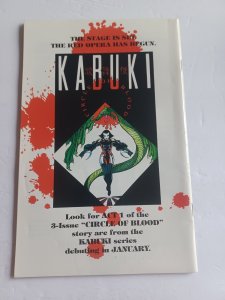 Kabuki #1 - Act 1 - 1st appearance - David Mack - Caliber - 1994 - VF