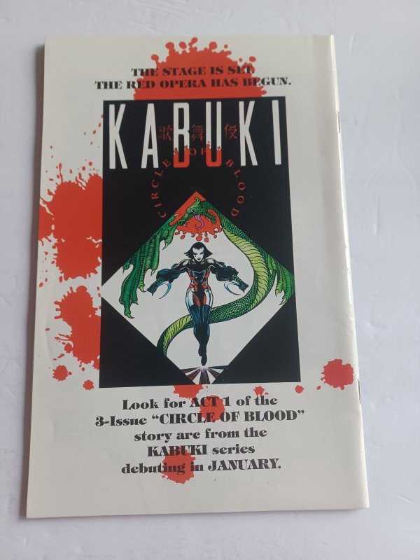 Kabuki #1 - Act 1 - 1st appearance - David Mack - Caliber - 1994 - VF