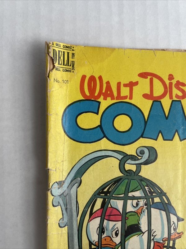 Walt Disney’s Comics And Stories #101 Reader Carl Barks 1949 Dell