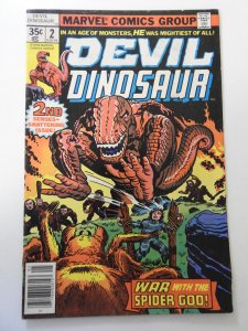 Devil Dinosaur #2 (1978) VG Condition moisture stain