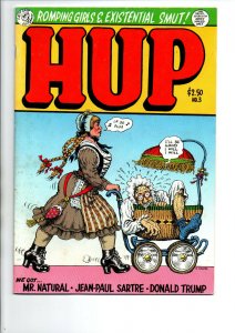 Hup #3 - R Crumb - 1st Print - Underground - 1989 - Donald Trump - VF