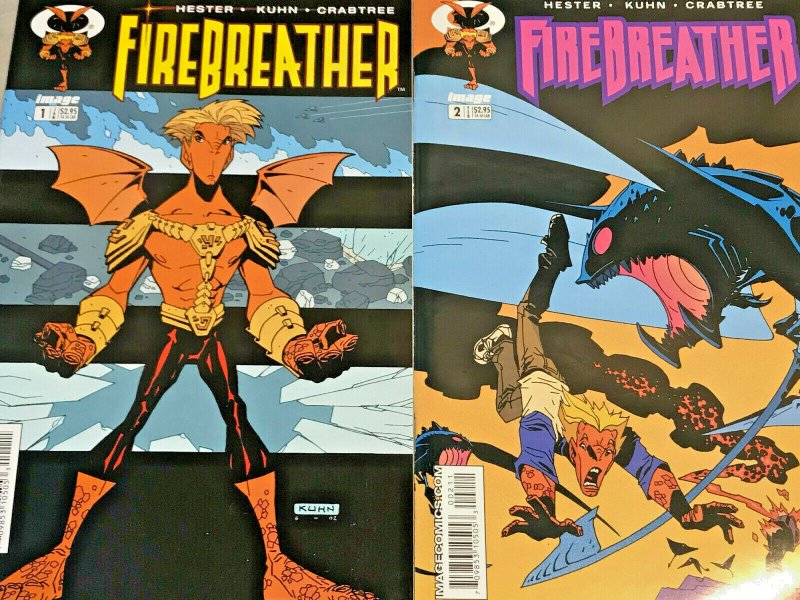FIREBREATHER#1-4 VF/NM LOT 2003 IMAGE COMICS