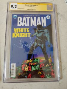 BATMAN : WHITE KNIGHT #1 CGC 9.2 SIGNATURE SERIES SIGNED BY SEAN MURPHY
