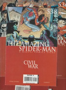 The Amazing Spider-Man (531-532 / 534-538) Civil War ( 6.0 - 7.5 )