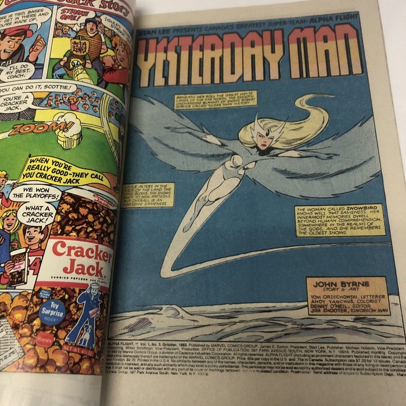 Alpha Flight (1983) # 3 (NM) John Byrne • Andy Yanchus • Marvel • CPV