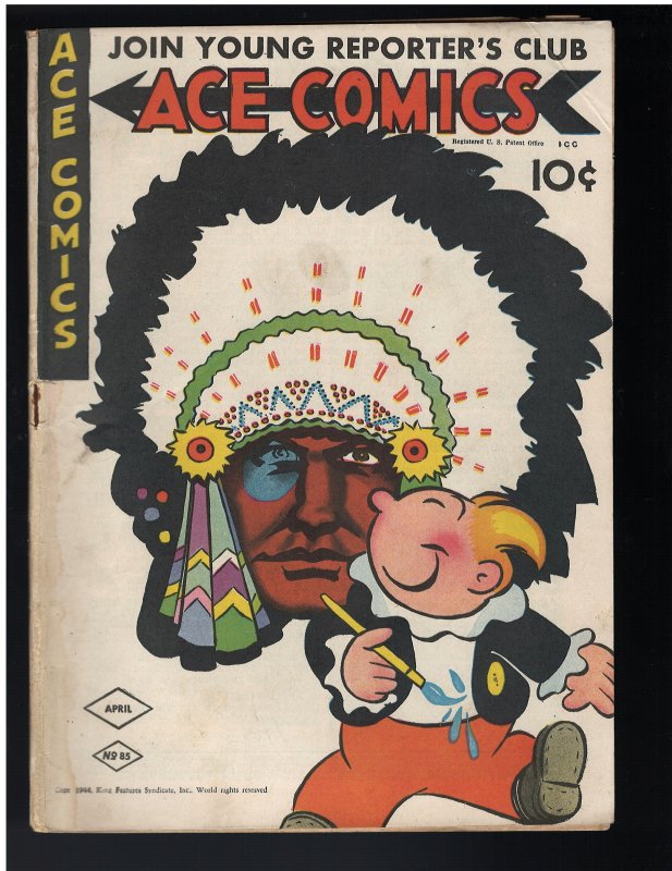 Ace Comics #84 (David McKay Publications, 1945) FN