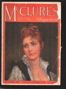 McClure's 10/1922-Frederick A. Kaulbach pin-up girl portrait cover-Race Coop...