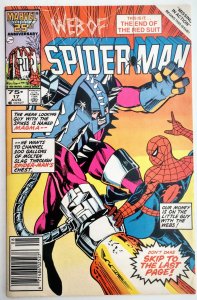 Web of Spider-Man #17 (VF, 1986) NEWSSTAND