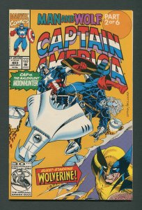 Captain America #403 / 7.5 VFN-  July 1992