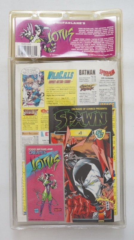 Spawn #1 with Crusade of Comics #1 + Todd McFarlane Creates Lotus VHS 