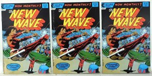 The New Wave Lot of 3 #11 x3 (1986) Eclipse Comics 1st Print Comic Books