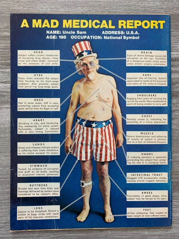 1974 MAD Magazine #166 VG+ 4.5 SIGNED w/ COA by Sergio Aragones