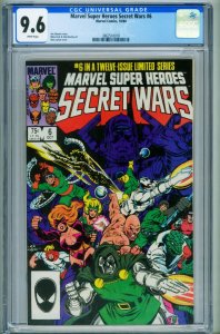 MARVEL SUPER HEROES SECRET WARS #6 -- CGC 9.6 -- comic book -- Marvel -- 3862...