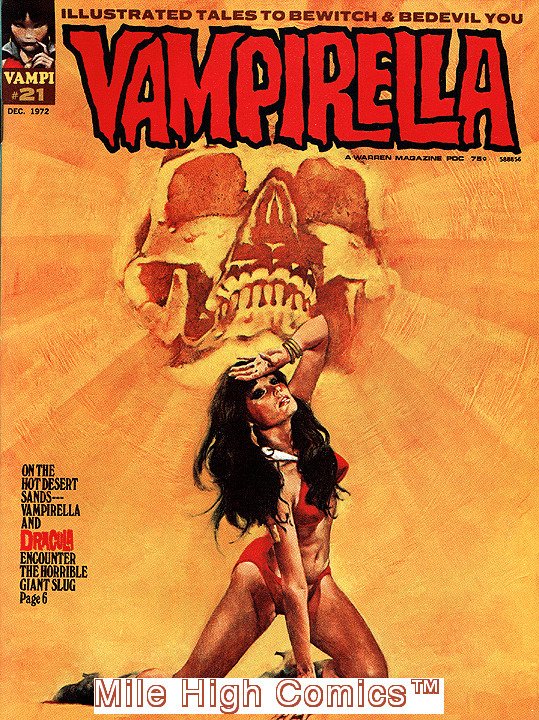 VAMPIRELLA  (MAGAZINE) (1969 Series) #21 Very Fine