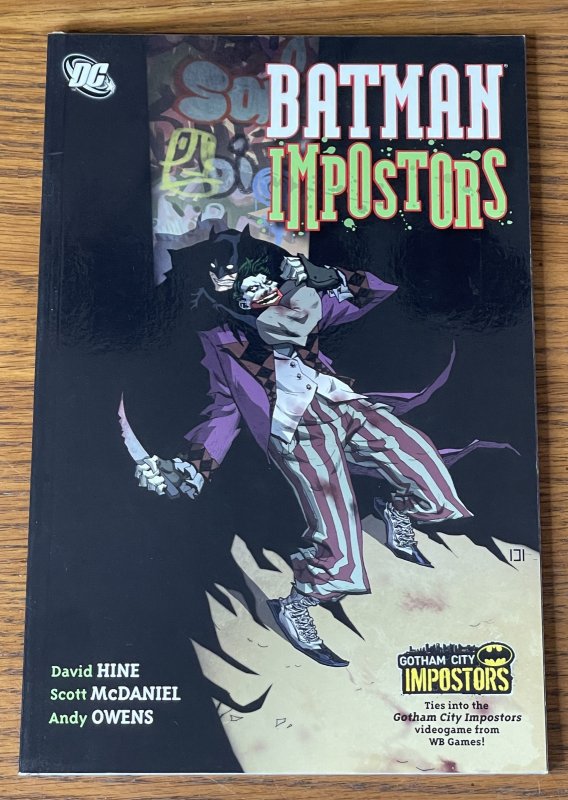 BATMAN: IMPOSTORS TRADE PAPERBACK TPB THE JOKER 2011 Series DC Comics 1st PRINT