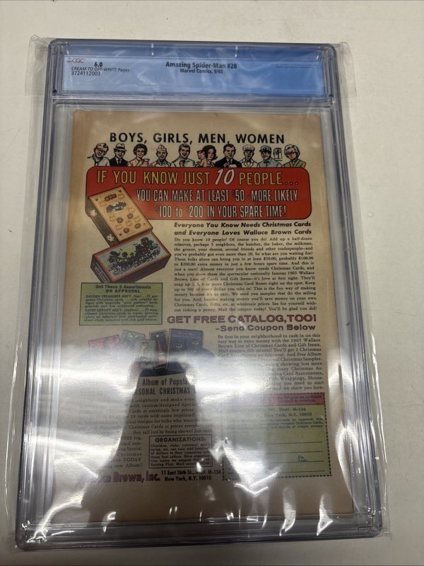 Amazing Spider-Man (1965) #28 (CGC 6.0)  1st App Molten Man!