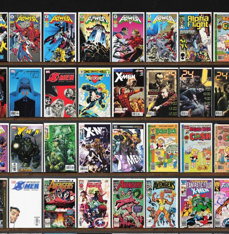Huge Lot 150+ Comics with X-Men, Will To Power, The Avengers & More!