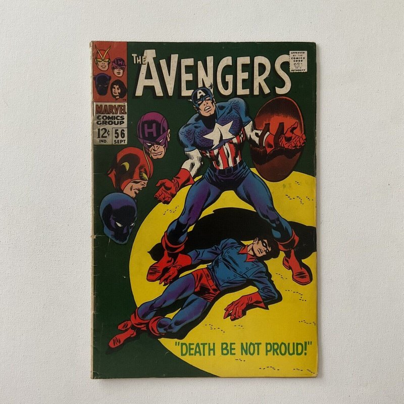 Avengers 56 Very Good/Fine Vg/fn 5.0 Marvel 1968