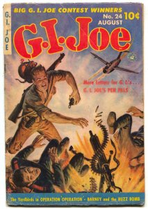 G.I. Joe #24 1953- Saunders cover- DECARLO art VG 