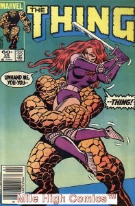 THING   (1983 Series)  (MARVEL) (FANTASTIC FOUR) #20 NEWSSTAND Good Comics
