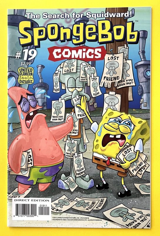 SPONGEBOB COMICS 19 UNITED PLANKTON PICTURES (2013) B3