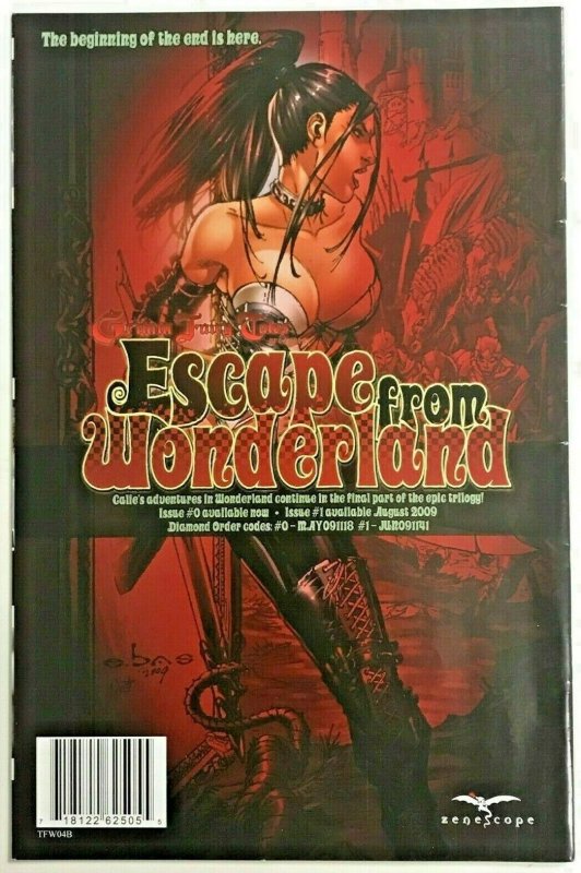 TALES FROM WONDERLAND#0 VF/NM 2009 CHESHIRE CAT ZENESCOPE COMICS