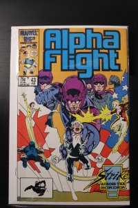 Alpha Flight #43 Newsstand Edition (1987)
