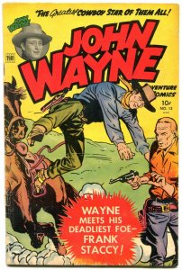 John Wayne Adventure #13 1952- Toby Western Comic- Golden Age VG