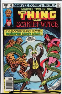 Marvel Two-in-One #66 (1980) Scarlet Witch