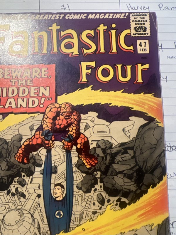 Fantastic Four #47 (Marvel Comics February 1966) Jack Kirby Cover Silver Age