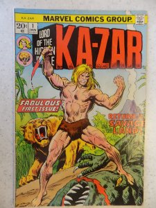 KA-ZAR # 1 MARVEL JUNGLE ACTION