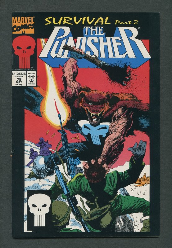 Punisher #78 / 9.0 VFN-NM - 9.2 NM-  May 1993