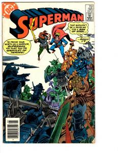 5 Superman DC Comic Books # 395 396 397 398 399 Kryptonite Man Lois Lane BH20