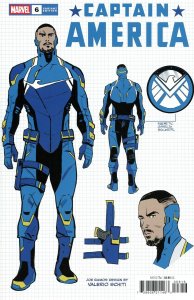 Captain America #6 2026 Valerio Schiti 1:10 Cover H Marvel Comics EB113